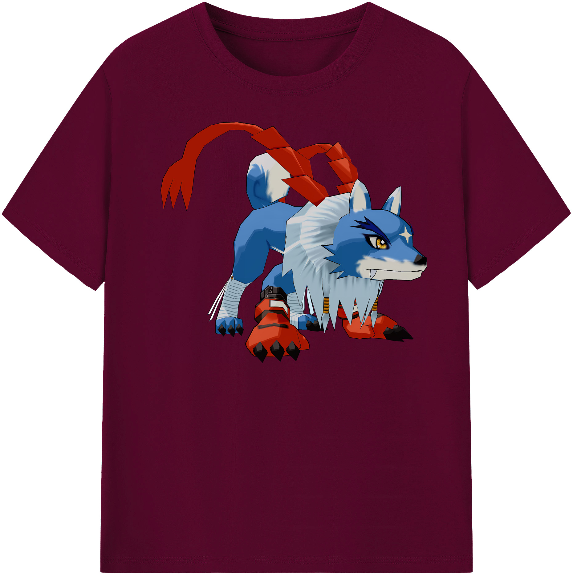 （画像用） Digimon デジタルモンスター/デジモン レディースカジュアルプリントTシャツ（綿100％）